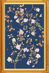 高清大型壁画手绘花鸟
