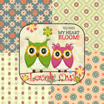 卡通猫头鹰装饰画