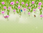 3D花藤玫瑰花