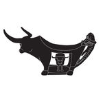 云南博物馆_牛虎青铜案_矢量图