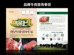 牛肉宣传单页