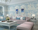 室内设计韩式客厅沙发背景效果图
