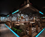 工业风格火锅店3D模型