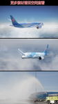 南方航空飞机天空飞行高清实拍视