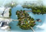 江南小镇旅游景点规划建筑效果图