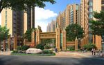 住宅区出入口大门景观效果图