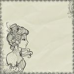 线描模版