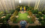住宅区中心休闲区景观效果图