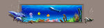 3d 立体画  海底世界