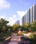 休闲公园石雕景观效果图