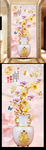 家和富贵兰玉花瓶玄关背景墙