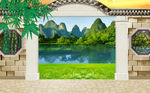 3d背景墙 风景