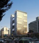 金融商务中心黄昏建筑效果图