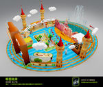 3D儿童卡通主题嘉年华