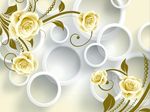 3D玫瑰花