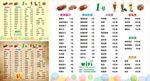 奶茶价目表