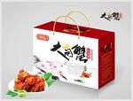 大闸蟹包装平面图
