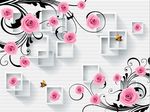 3D玫瑰花