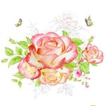 手绘花卉花样