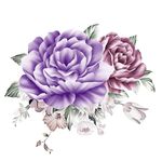 手绘花卉花样