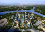 世界金融中心鸟瞰建筑效果图