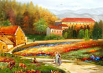 乡村油画