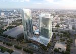 时代金融中心鸟瞰建筑效果图