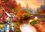 乡村油画