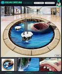 圆形地贴 海底世界