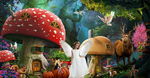 蘑菇城堡梦幻乐园儿童写真模板
