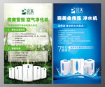 完美净水器空气机海报