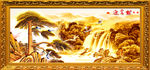 金色油画