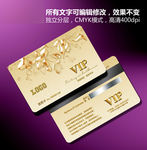 高档创意贵宾卡VIP卡模板