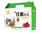 纯红薯粉条矢量展开图