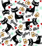 卡通猫 （高清分层图）