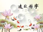 宁静致远荷花