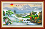 油画山水