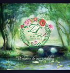 Z66森系婚礼花卉迎宾背景