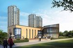 小博物馆白天建筑效果图