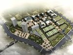 工厂规划图鸟瞰建筑效果图