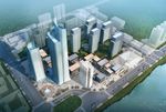 时代中心购物广场鸟瞰建筑效果图