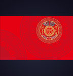 大红金色盘扣刺绣汉唐中式婚礼