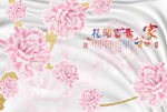 丝绸背景墙