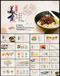 美食文化动态PPT模板