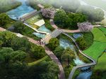 水库大坝效果图