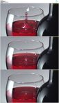 红酒滴落