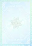 冰蓝雪花-网络证书纹