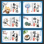 珍惜粮食食堂文化展板设计