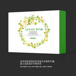 保健品绿色食品美食包装盒设计