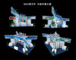 桁架展位设计精致效果